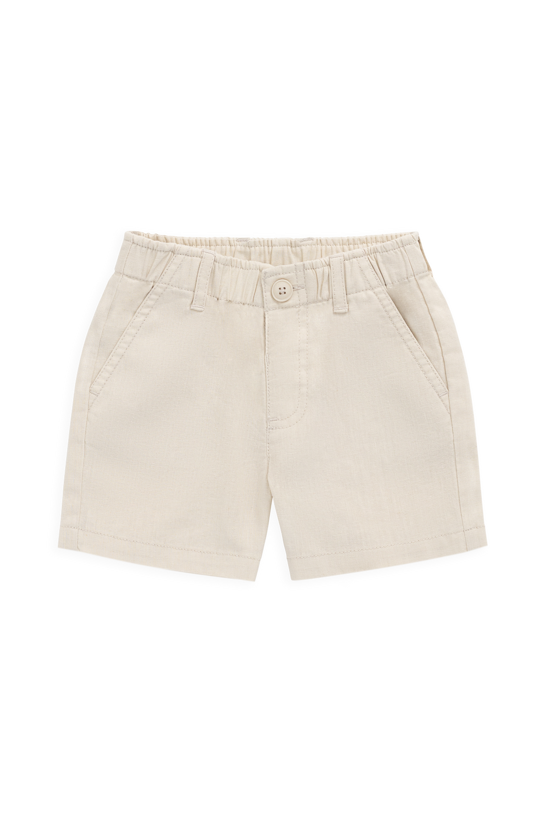 Brighton Linen/Cotton Short - Cassava Childrens Shorts from Jamie Kay USA
