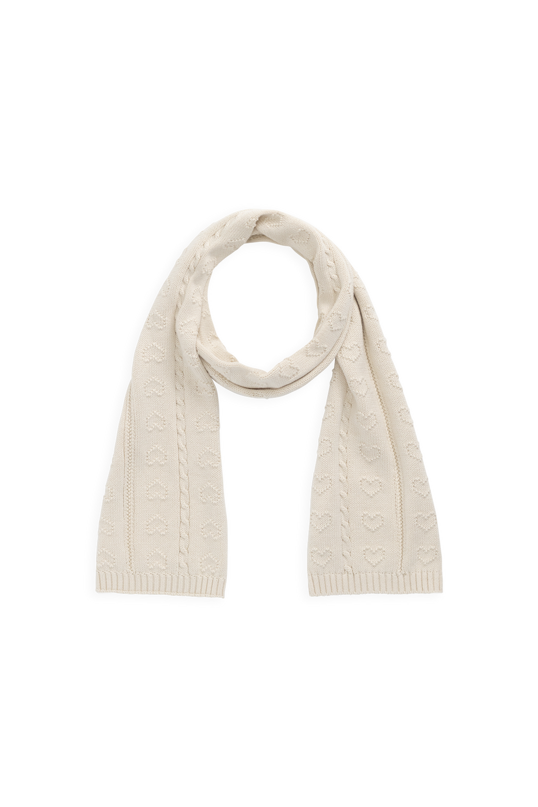 Lindsay Scarf - Vanilla Childrens Scarf from Jamie Kay USA