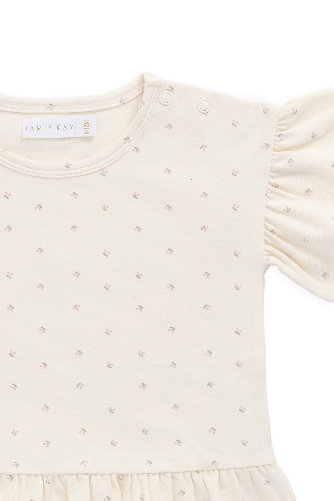 Organic Cotton Caydence Top - Ditsy Cherries Childrens Top from Jamie Kay USA