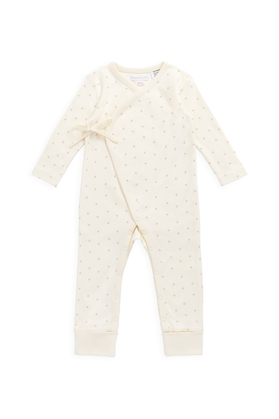 Organic Cotton Estelle Onepiece - Ditsy Cherries Childrens Onepiece from Jamie Kay USA