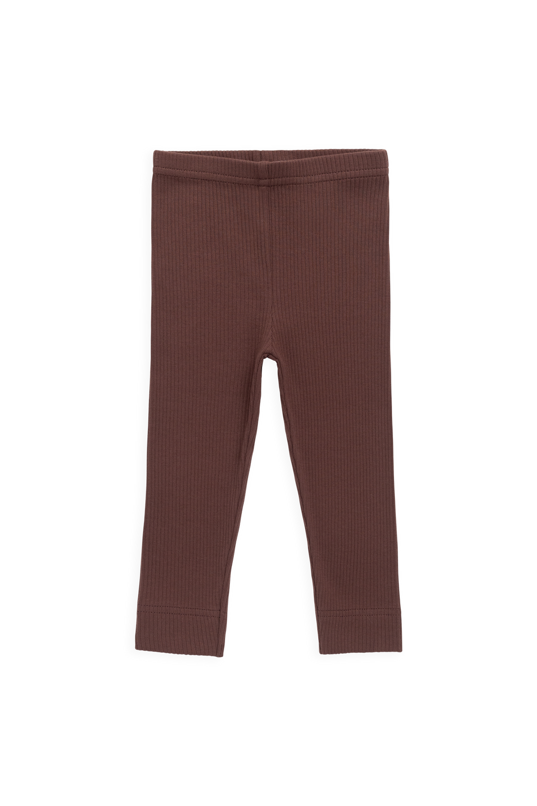 Organic Cotton Modal Legging - Burnt Cinnamon Childrens Legging from Jamie Kay USA