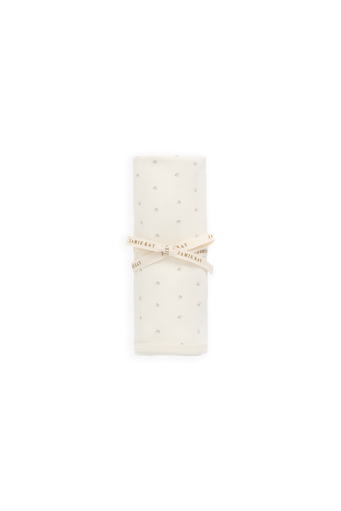 Organic Cotton Murphy Wrap - Ditsy Cherries Childrens Blanket from Jamie Kay USA