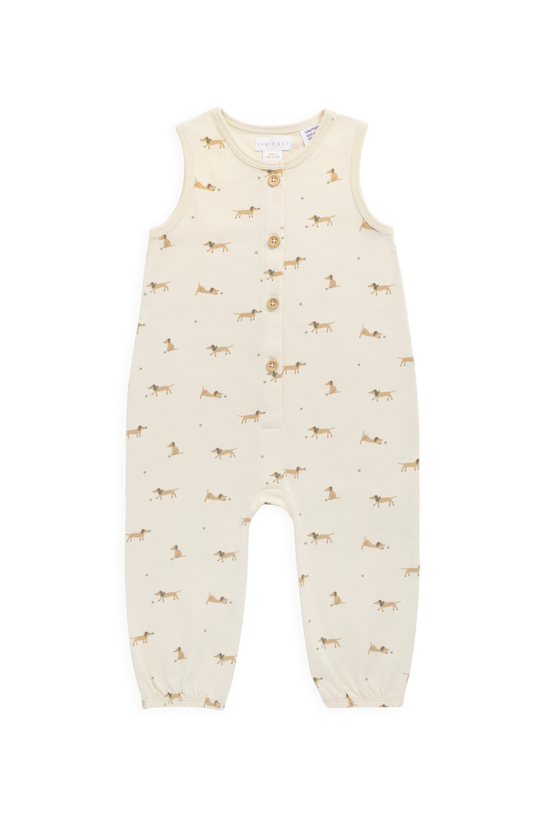 Organic Cotton Rupert Onepiece - Play Ball Cassava Childrens Onepiece from Jamie Kay USA