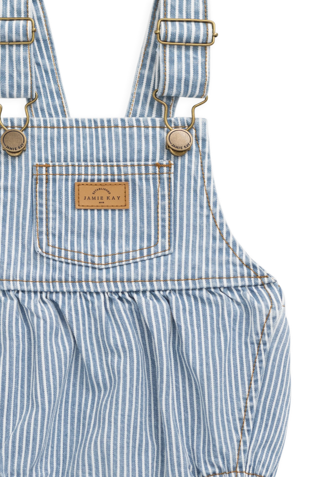 Pax Playsuit - Holiday Stripe Childrens Playsuit from Jamie Kay USA