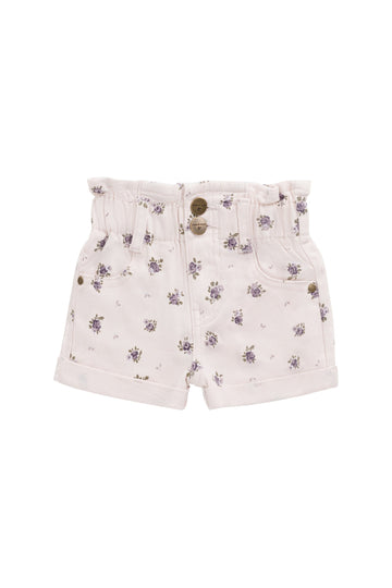 Grace Short - Simone Sheer Pink Childrens Short from Jamie Kay USA