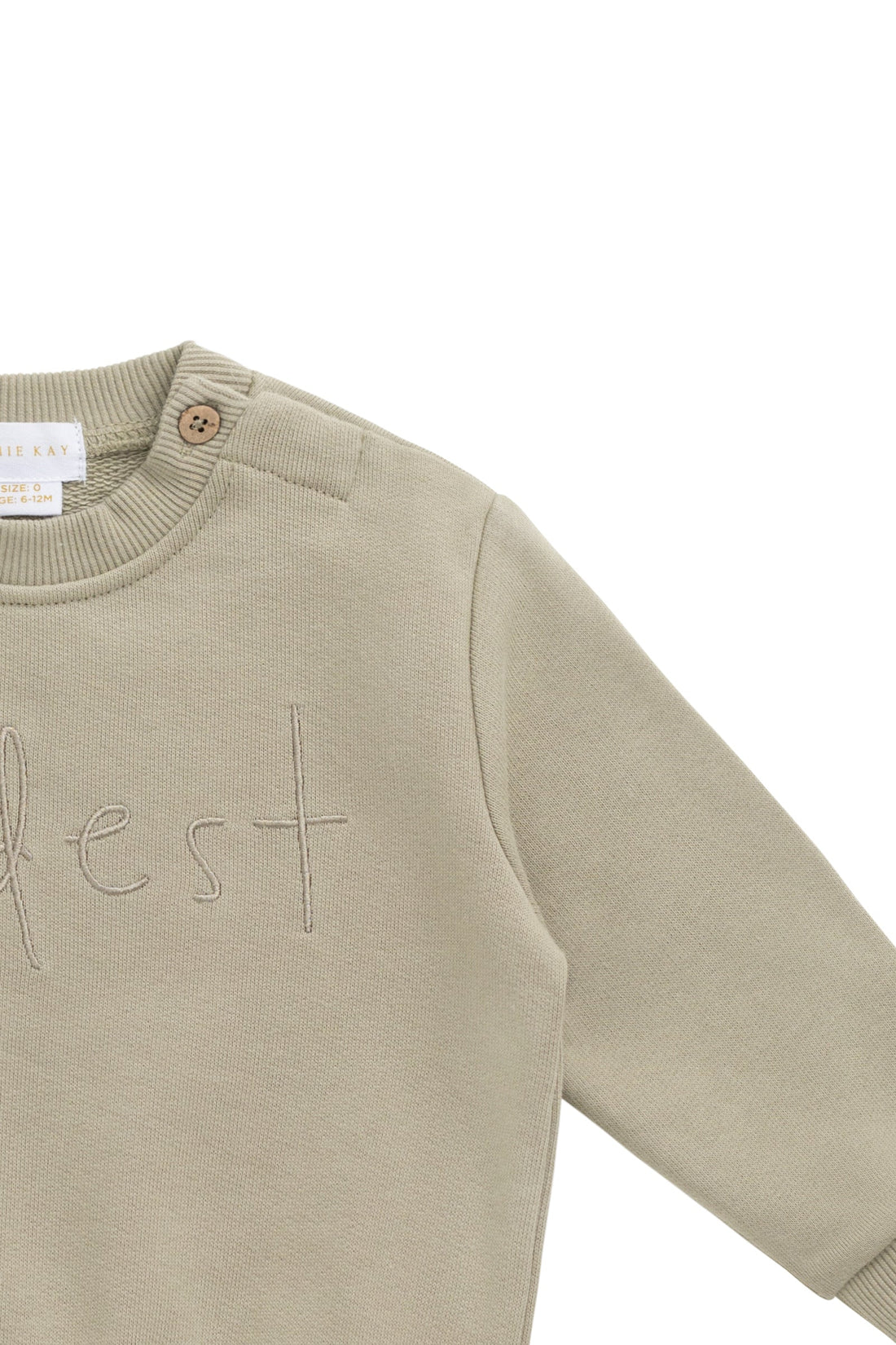 Organic Cotton Dominic Sweatshirt - Pampas Wildest Childrens Top from Jamie Kay USA