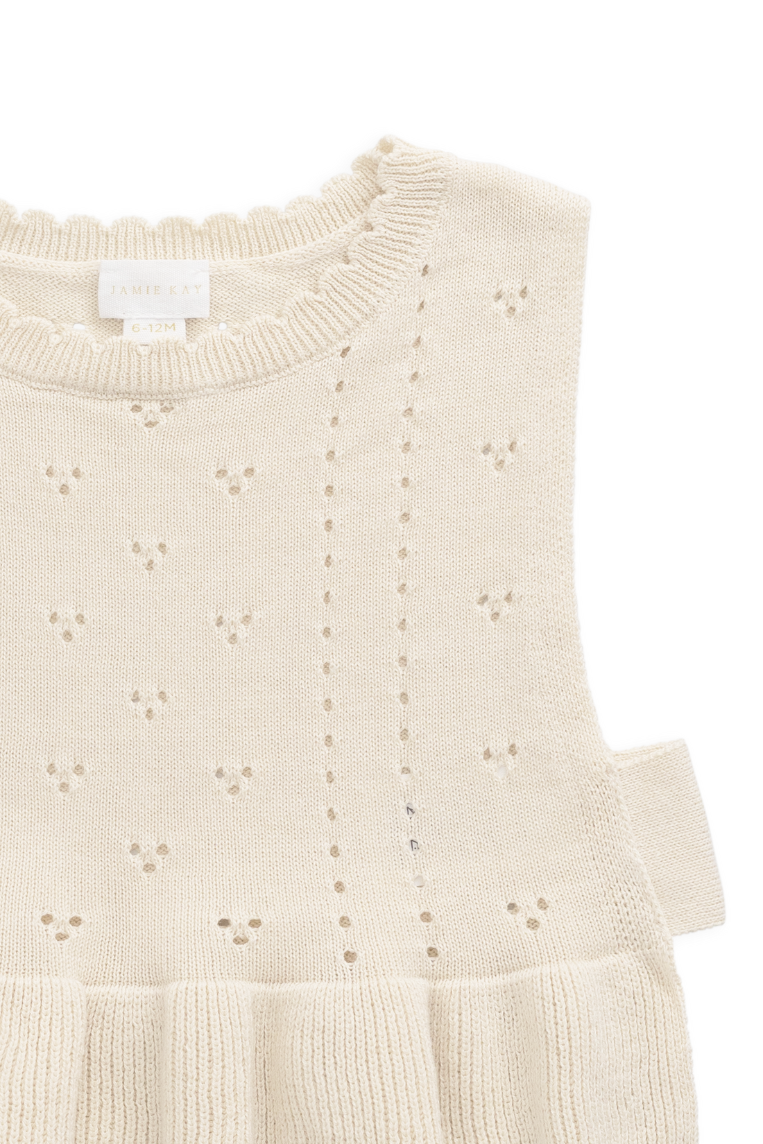 Erica Knitted Top - Vanilla Childrens Top from Jamie Kay USA