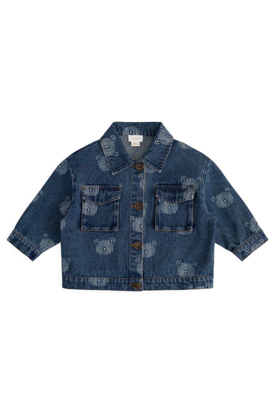 Nicolai Jacket - Teddy Face Denim Childrens Jacket from Jamie Kay USA