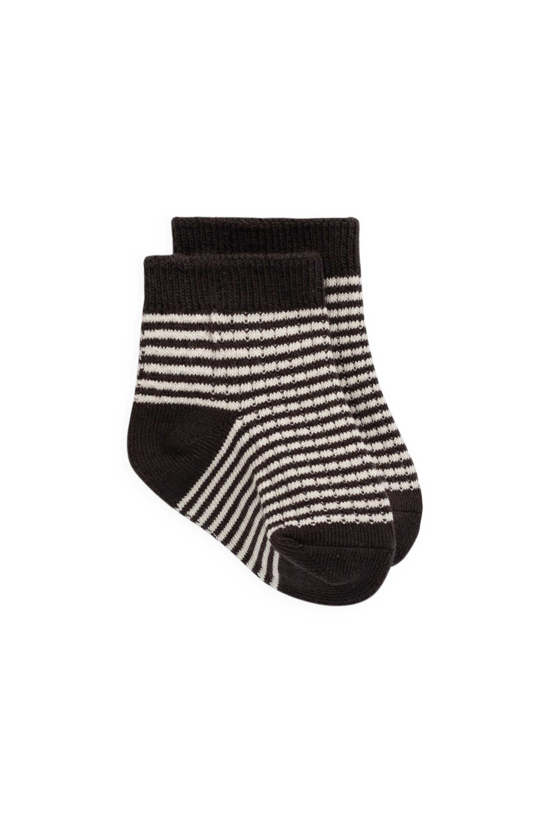 Oliver Socks - Petite Stripe Raku/Cloud Childrens Sock from Jamie Kay USA
