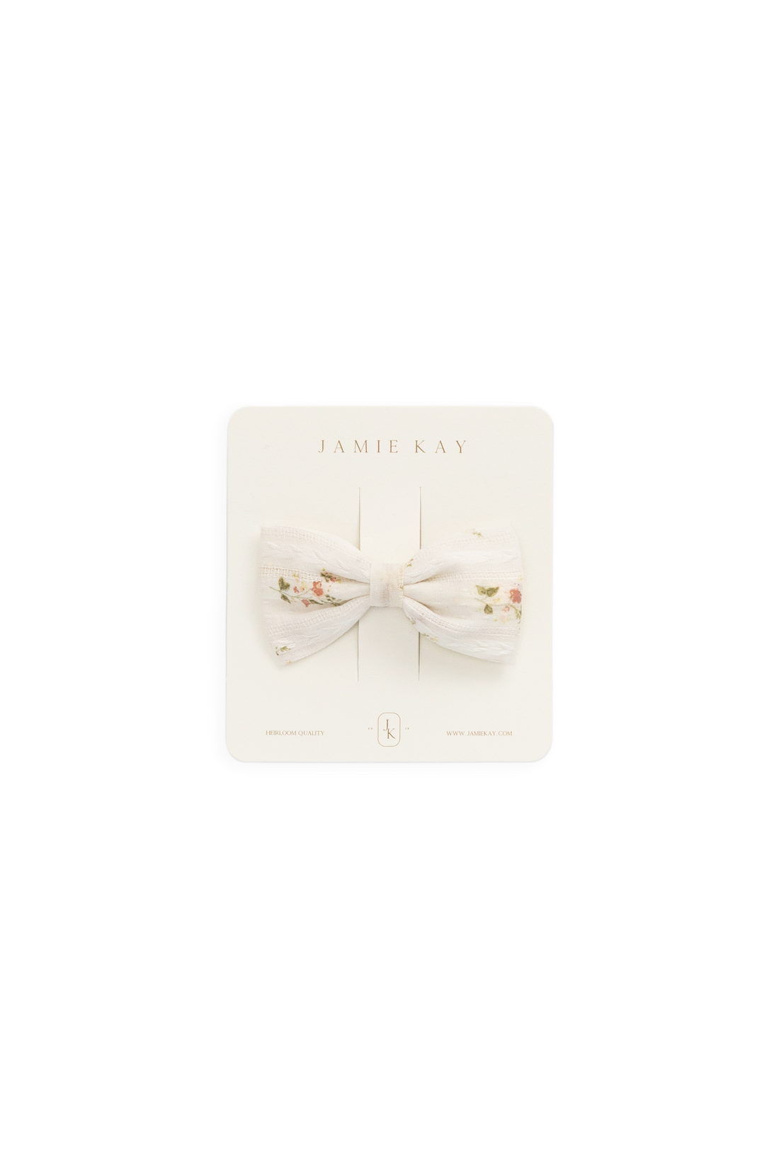 Organic Cotton Desiree Bow - Josepha Egret Childrens Bow from Jamie Kay USA