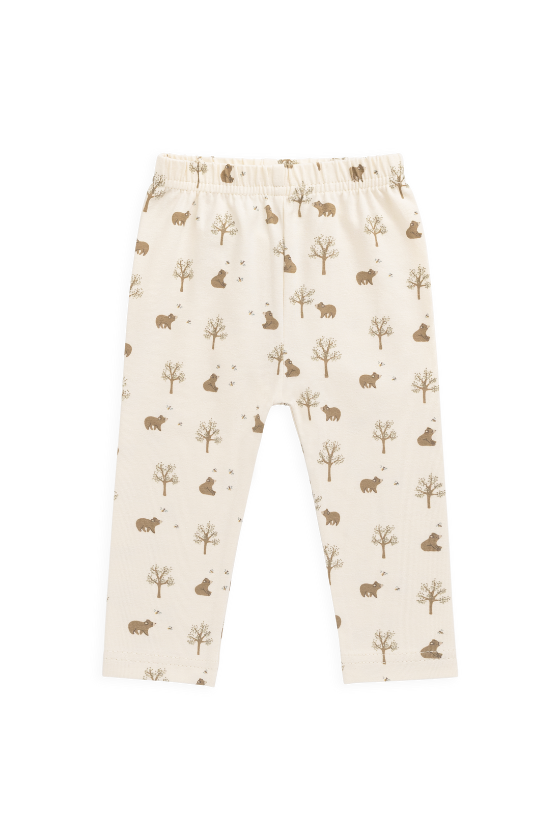 Organic Cotton Everyday Legging - Honey Bear Cloud Childrens Legging from Jamie Kay USA