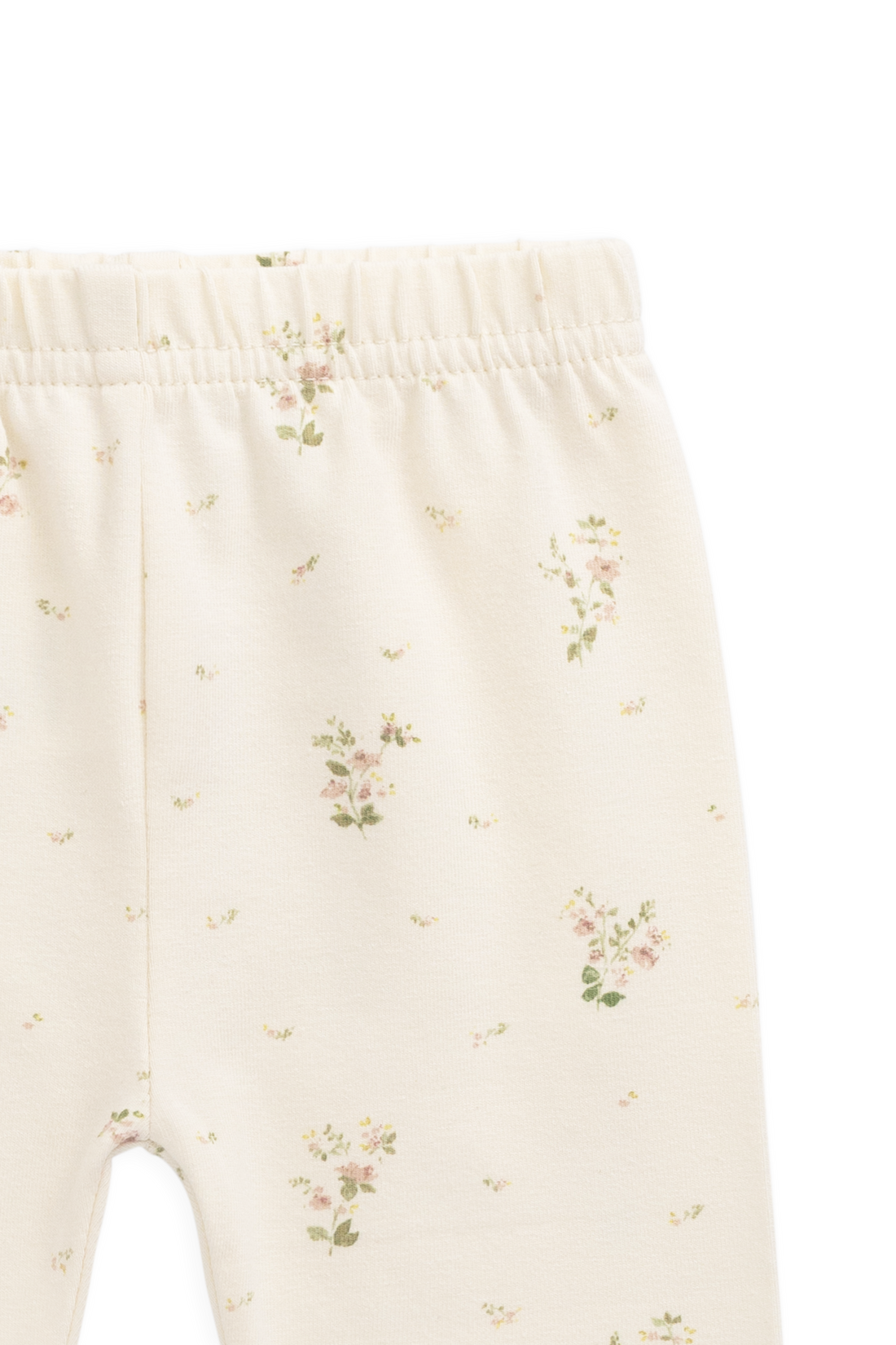 Organic Cotton Everyday Legging - Josepha Egret Small Childrens Legging from Jamie Kay USA