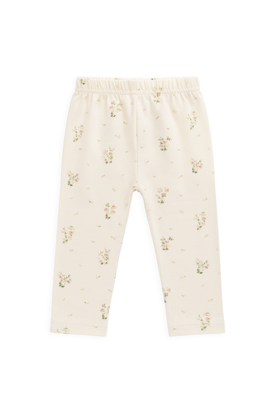 Organic Cotton Everyday Legging - Josepha Egret Small Childrens Legging from Jamie Kay USA