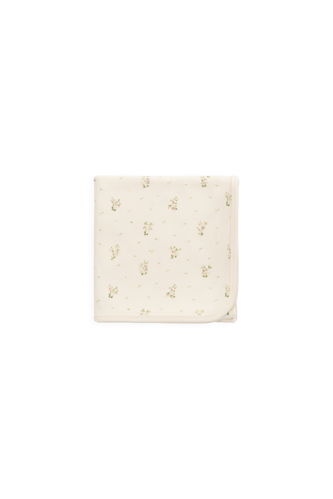 Organic Cotton Murphy Blanket - Josepha Egret Small Childrens Blanket from Jamie Kay USA