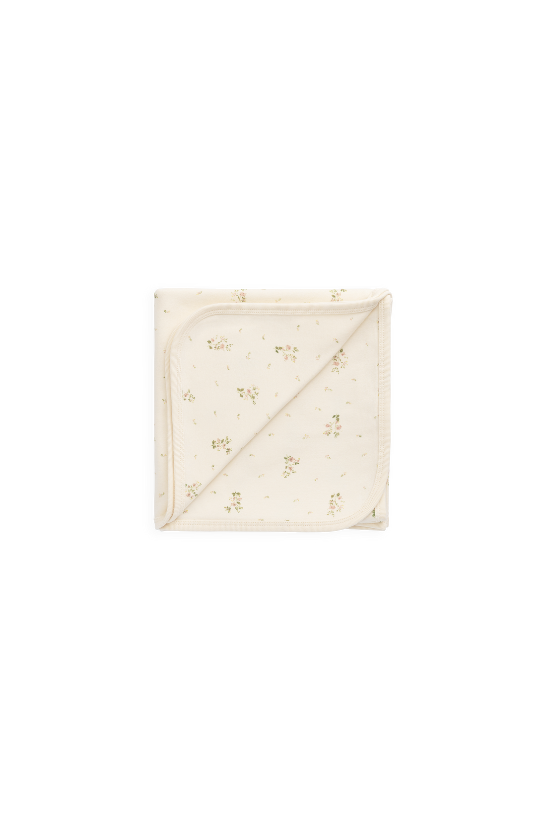 Organic Cotton Murphy Blanket - Josepha Egret Small Childrens Blanket from Jamie Kay USA