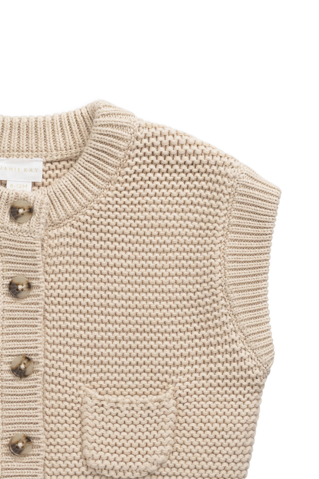 Rome Knit Vest - Oat Marle – Jamie Kay USA