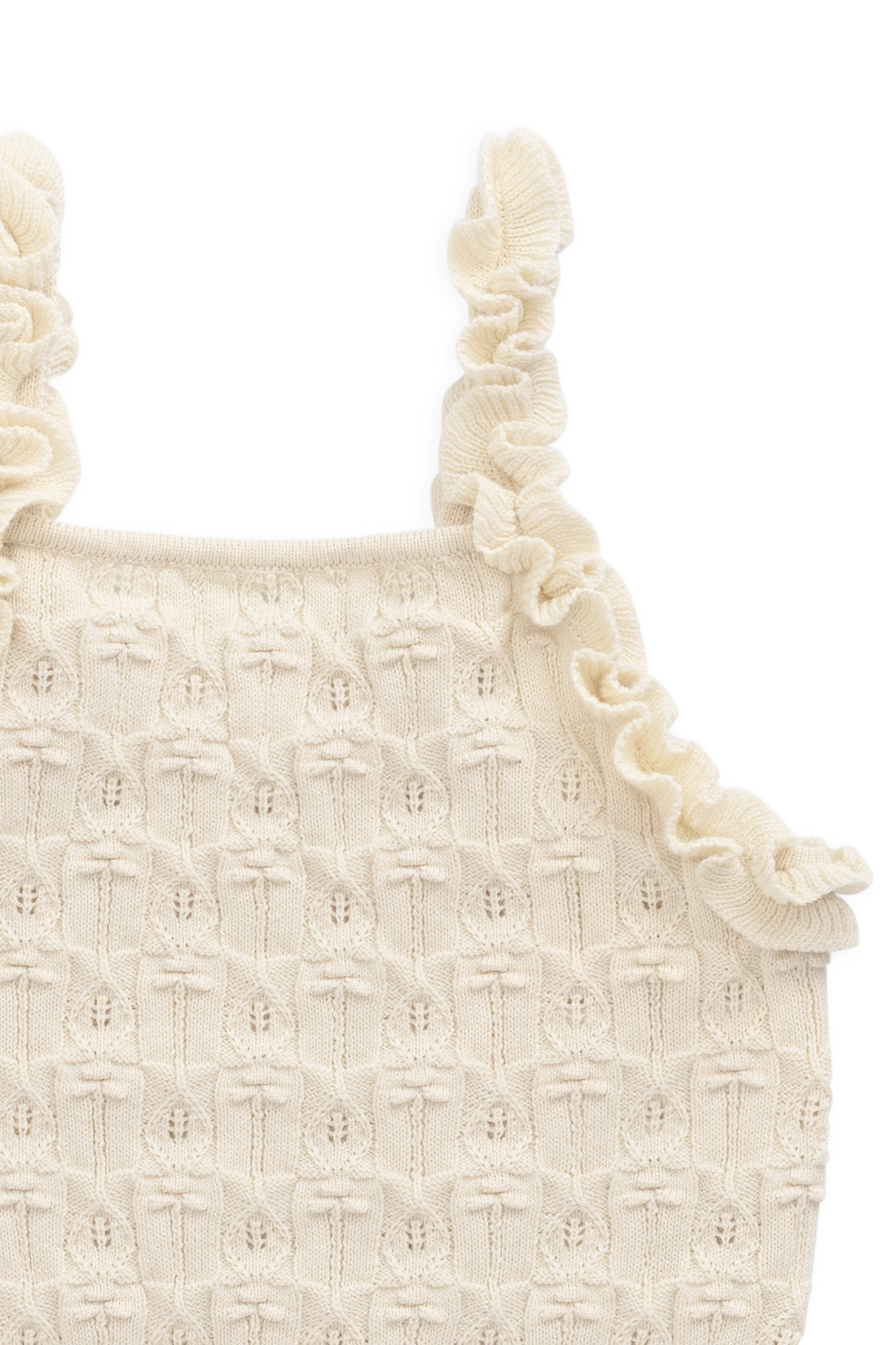 Sammy Knitted Top - Vanilla Childrens Top from Jamie Kay USA