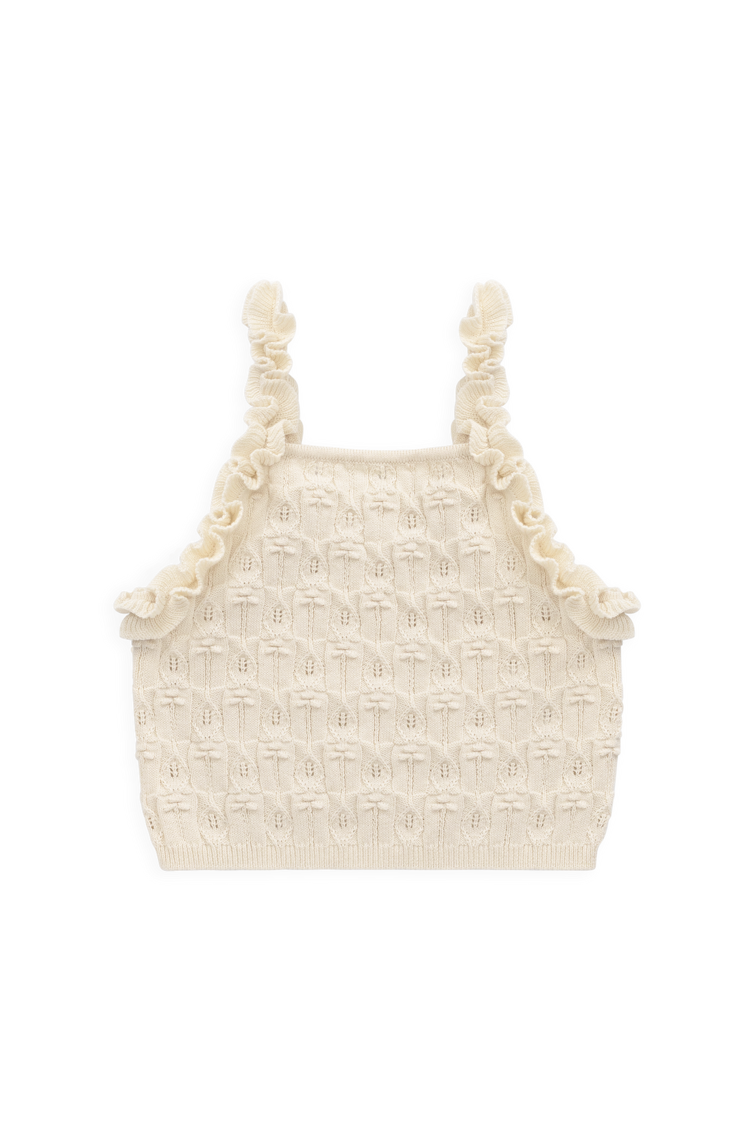 Sammy Knitted Top - Vanilla Childrens Top from Jamie Kay USA