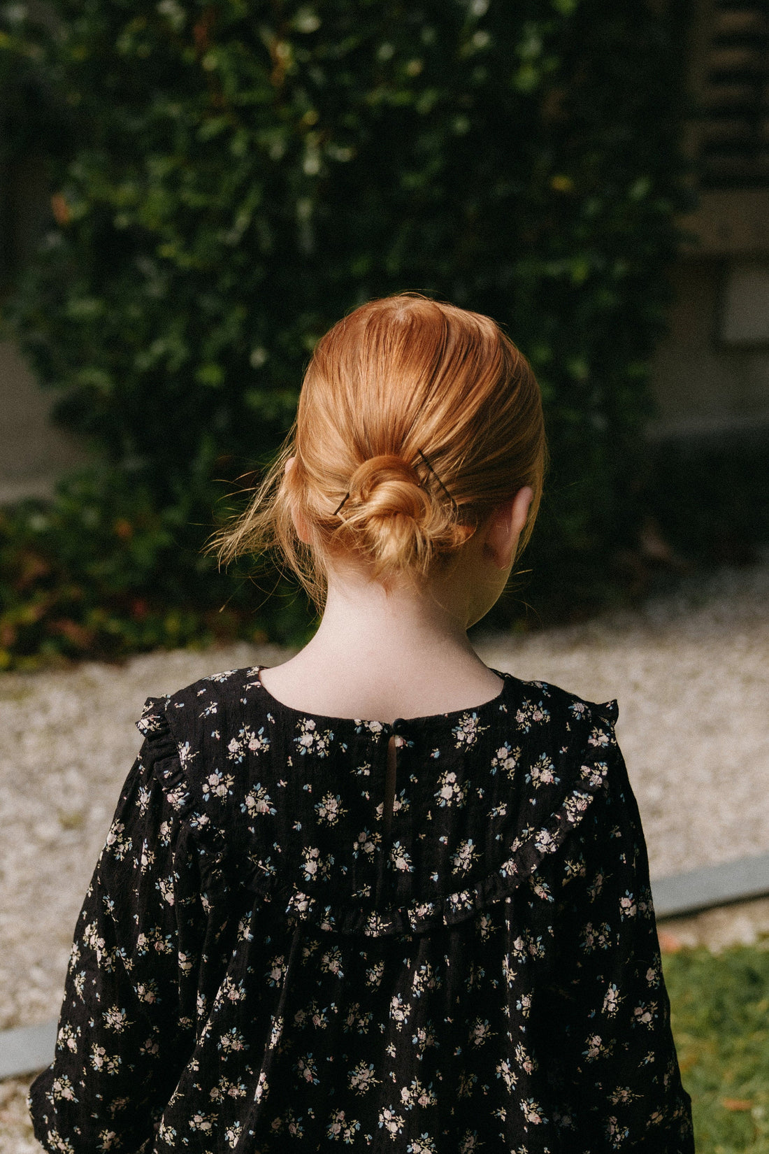 Organic Cotton Caroline Blouse - Cassie Caviar Childrens Top from Jamie Kay USA