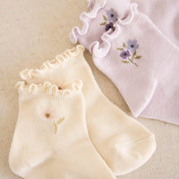 Alison Sock - Milk Posie Childrens Sock from Jamie Kay USA