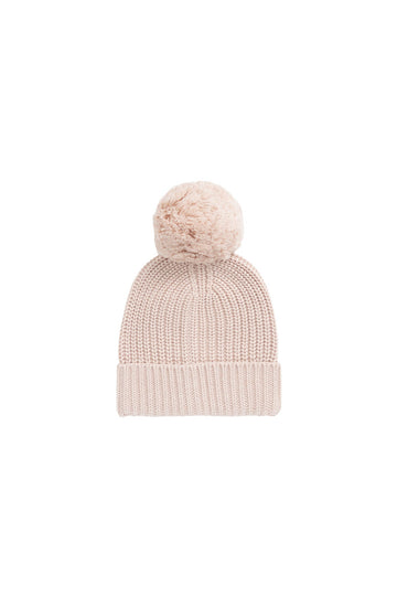 Aurelie Beanie - Danity Pink Childrens Hat from Jamie Kay USA