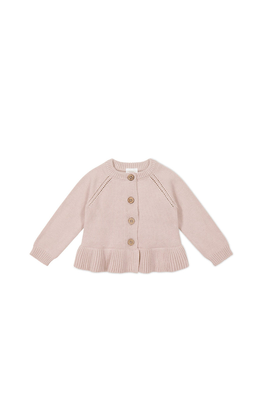 Ava Cardigan - Shell Pink Childrens Cardigan from Jamie Kay USA