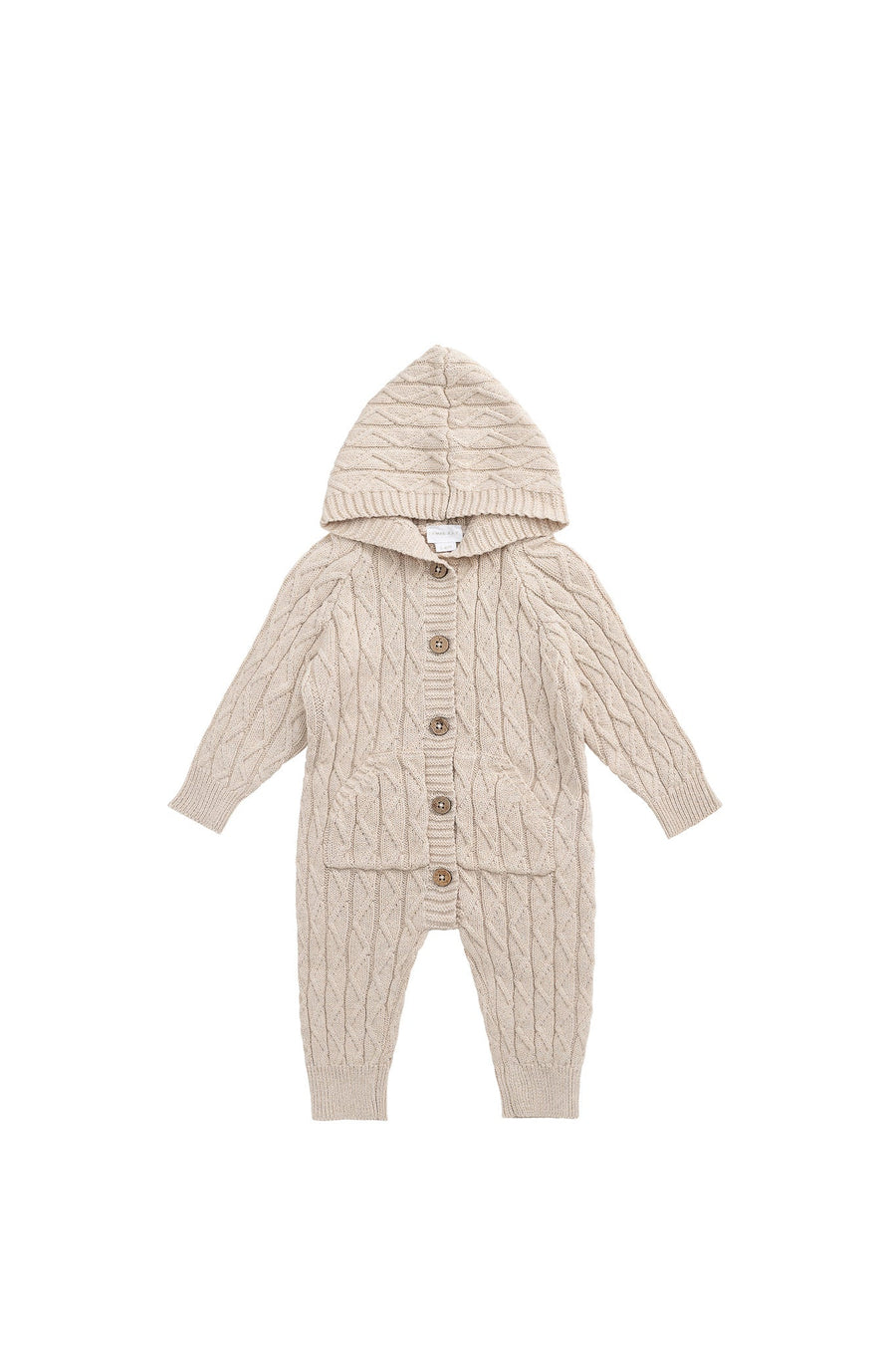 Benjamin Onepiece - Oatmeal Marle Childrens Onepiece from Jamie Kay USA