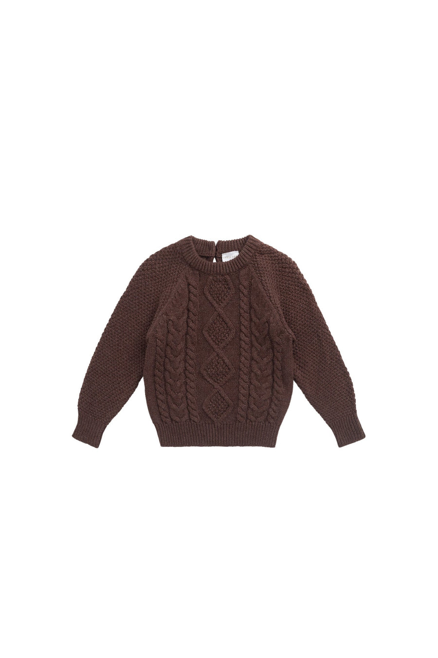 Carter Jumper - Toasted Brown Marle Childrens Jumper from Jamie Kay USA