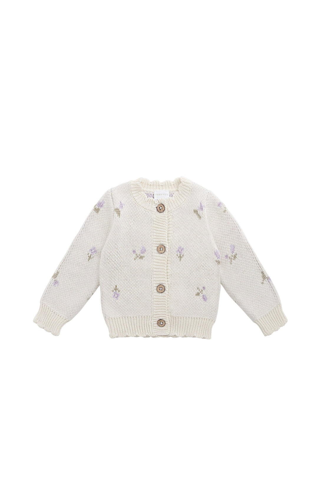 Delilah Cardigan - Lavender Small Childrens Cardigan from Jamie Kay USA