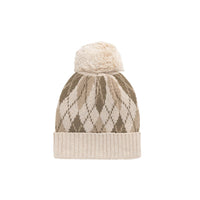 Enzo Hat - Enzo Jacquard Oatmeal Marle Childrens Beanie from Jamie Kay USA