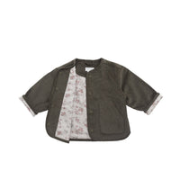 Esther Corduroy Jacket - Khaki/Selena Blush Childrens Jacket from Jamie Kay USA