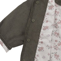 Esther Corduroy Jacket - Khaki/Selena Blush Childrens Jacket from Jamie Kay USA