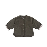 Esther Corduroy Jacket - Khaki/Selena Blush Childrens Jacket from Jamie Kay USA