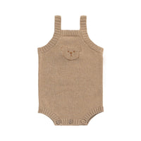 Ethan Playsuit - Toffee Marle Childrens Playsuit from Jamie Kay USA