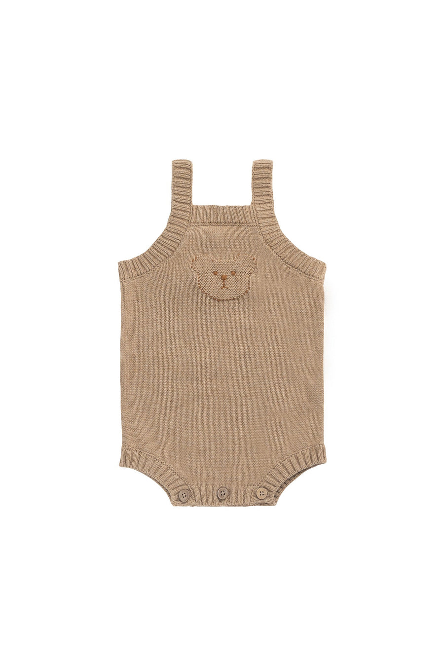 Ethan Playsuit - Toffee Marle Childrens Playsuit from Jamie Kay USA