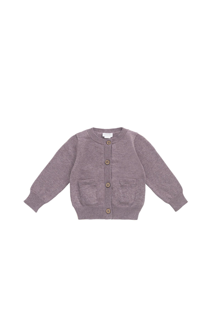 Isabella Knitted Cardigan - Twilight Mauve Marle Childrens Cardigan from Jamie Kay USA