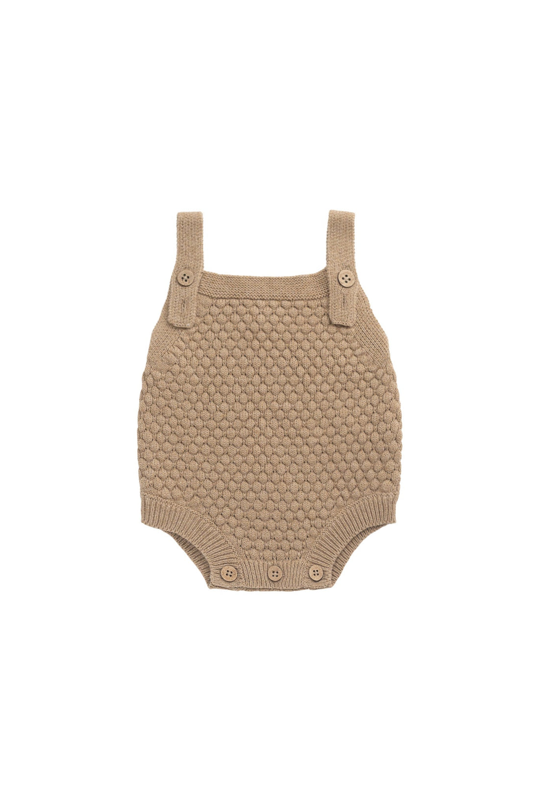 Jasper Romper - Toffee Marle Childrens Romper from Jamie Kay USA