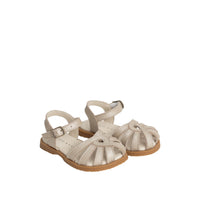 Leather Sandal - Matt Gold Childrens Footwear from Jamie Kay USA