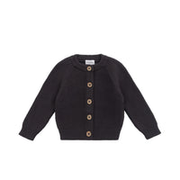 Louis Cardigan - Coal Childrens Cardigan from Jamie Kay USA