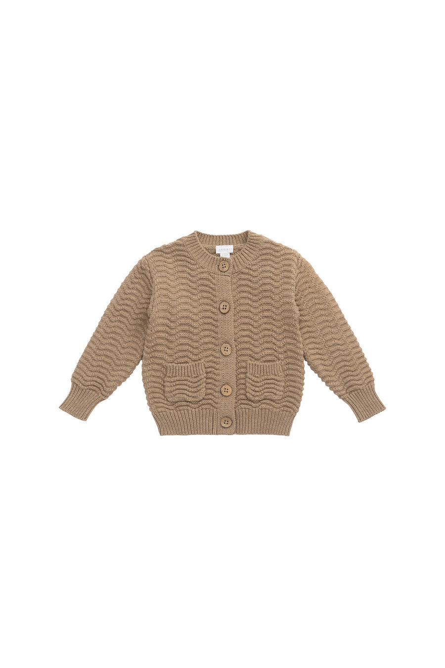 Maverick Cardigan - Toffee Marle Childrens Cardigan from Jamie Kay USA