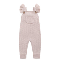 Mia Kintted Onepiece - Soft Misty Rose Childrens Onepiece from Jamie Kay USA