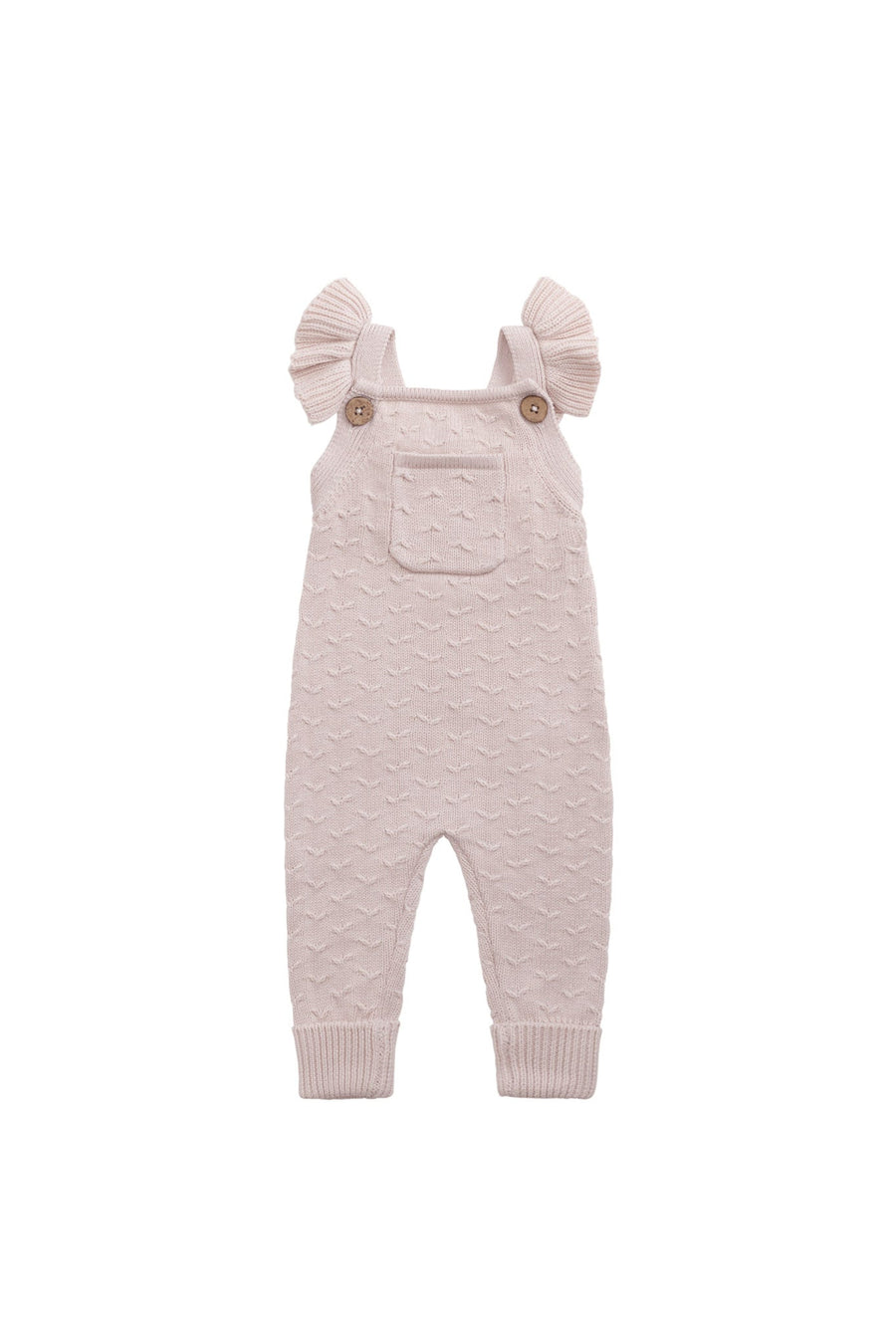 Mia Kintted Onepiece - Soft Misty Rose Childrens Onepiece from Jamie Kay USA