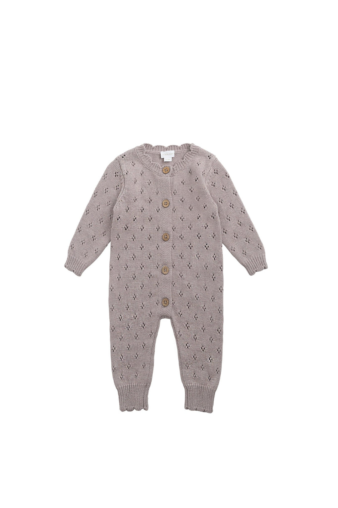 Nora Knitted Onepiece - Lavender Marle Childrens Onepiece from Jamie Kay USA