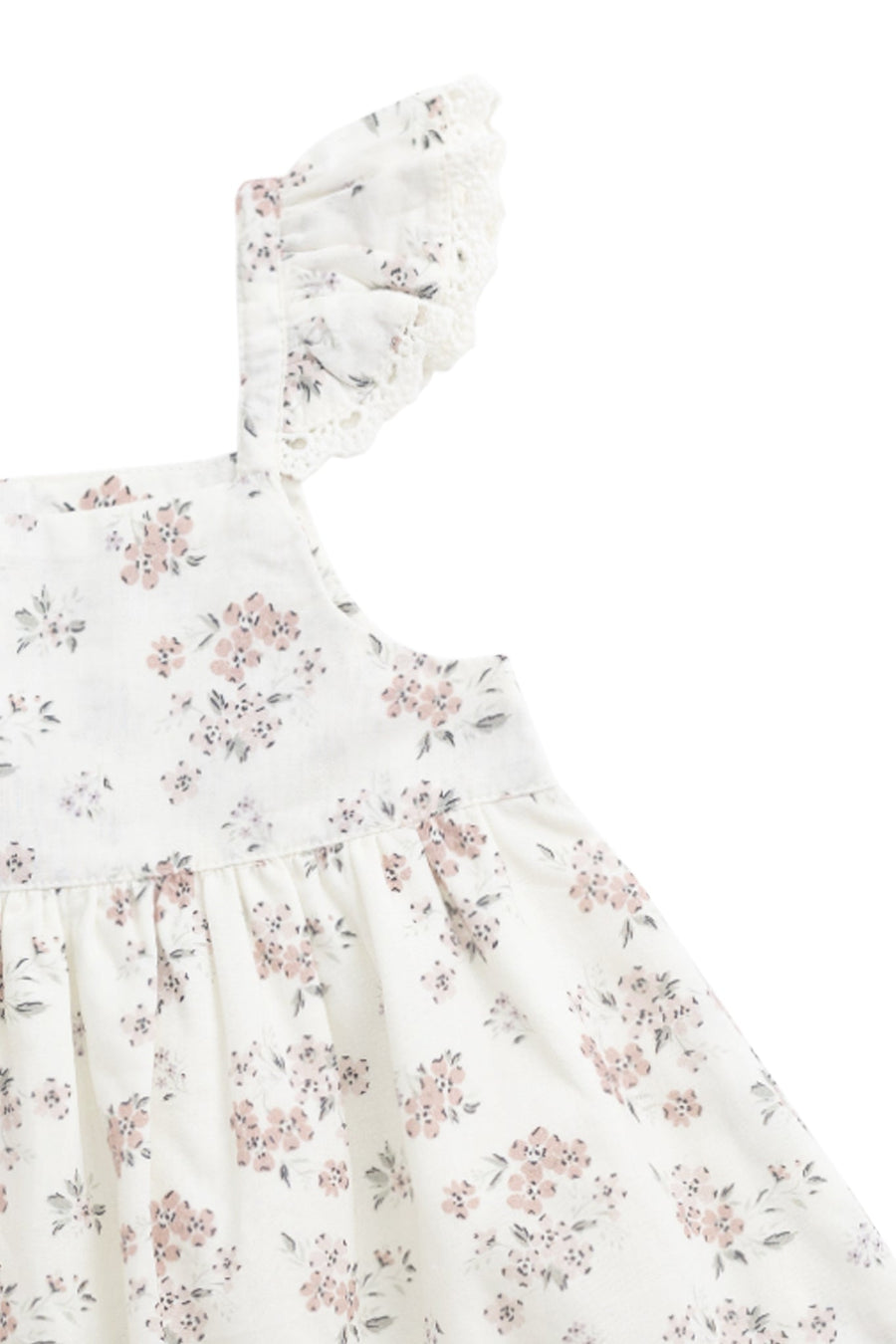 Organic Cotton Elodie Dress - Selena Blush Childrens Dress from Jamie Kay USA