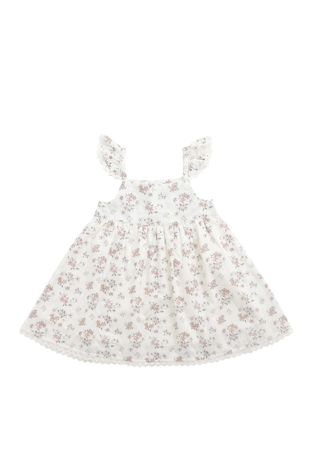 Organic Cotton Elodie Dress - Selena Blush Childrens Dress from Jamie Kay USA