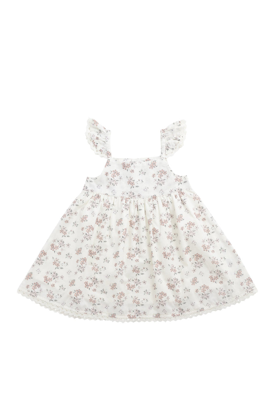 Organic Cotton Elodie Dress - Selena Blush Childrens Dress from Jamie Kay USA