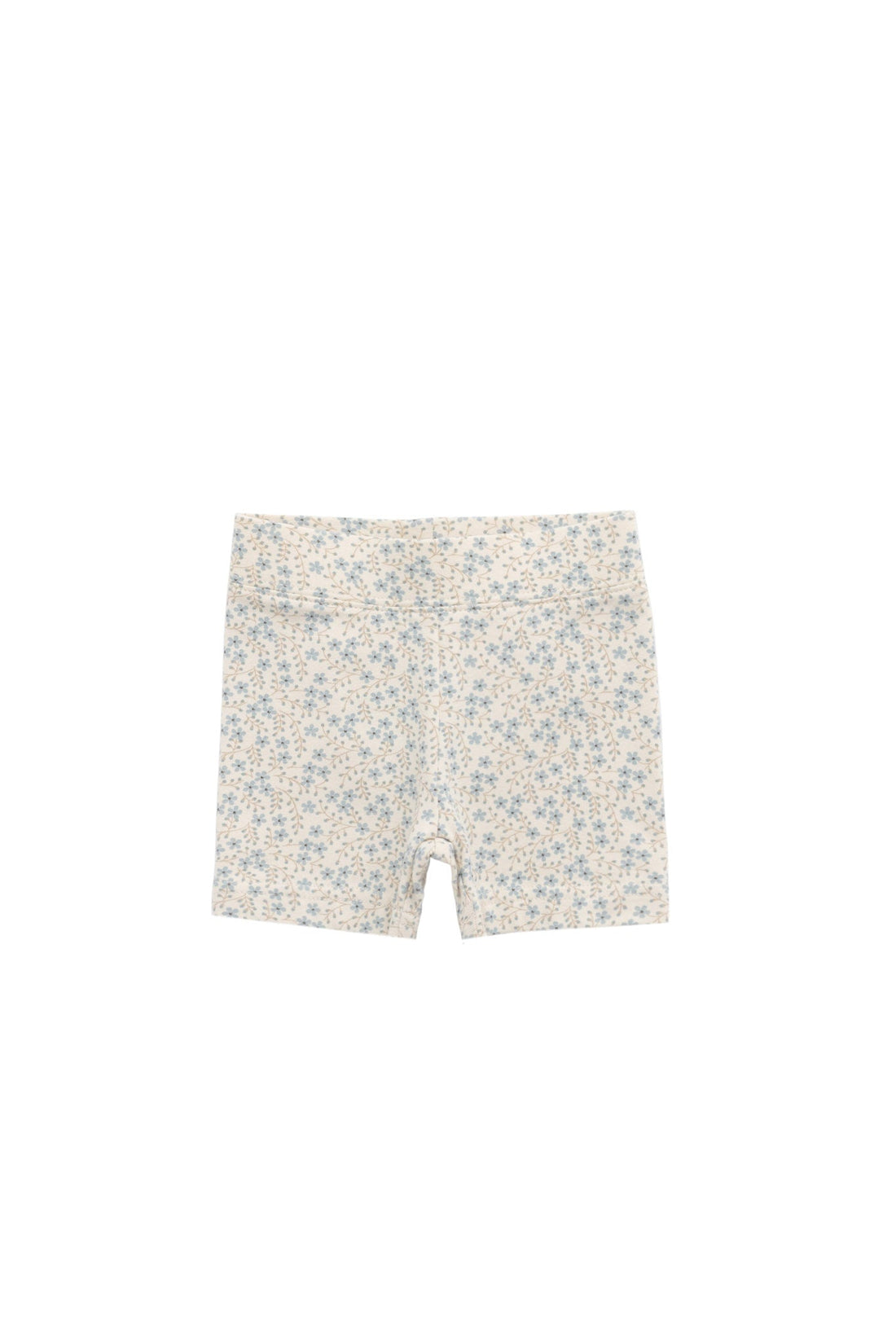 Organic Cotton Everyday Bike Short - Adnola Floral Childrens Short from Jamie Kay USA