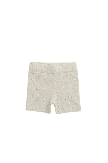 Organic Cotton Everyday Bike Short - Lulu Honeydew Childrens Short from Jamie Kay USA