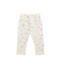 Organic Cotton Everyday Legging - Emilia Egret Childrens Legging from Jamie Kay USA