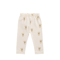 Organic Cotton Everyday Legging - Little Ted Childrens Legging from Jamie Kay USA